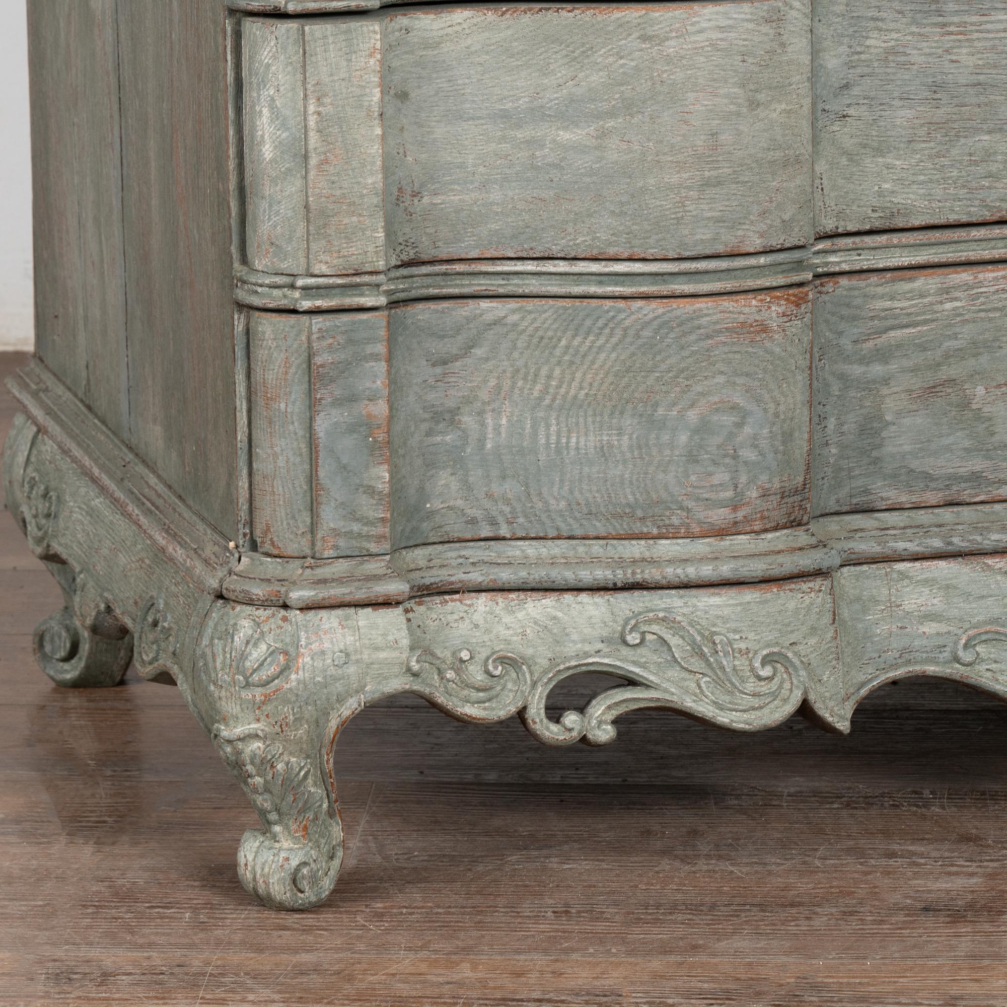 Tall Swedish Oak Secretary Bureau, circa 1780-1800 3