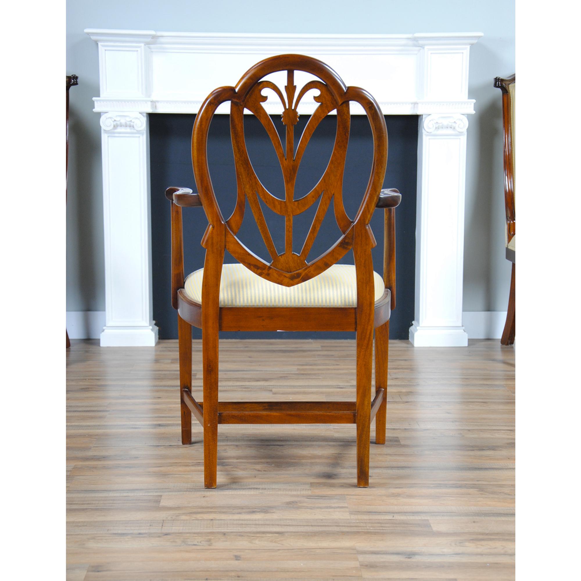 Tall Sweet Heart Chairs, Set of 10 In New Condition For Sale In Annville, PA