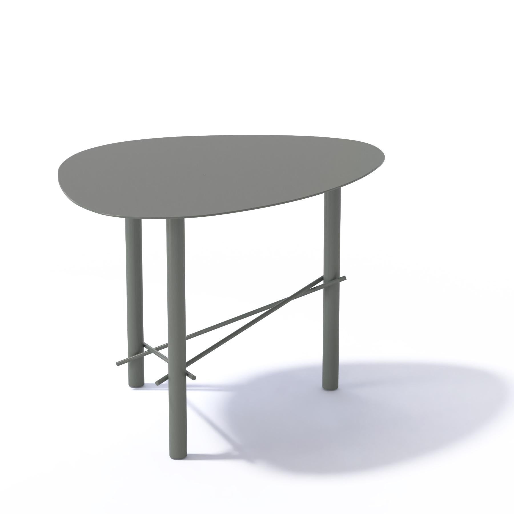 Modern Tall Table in Metal 