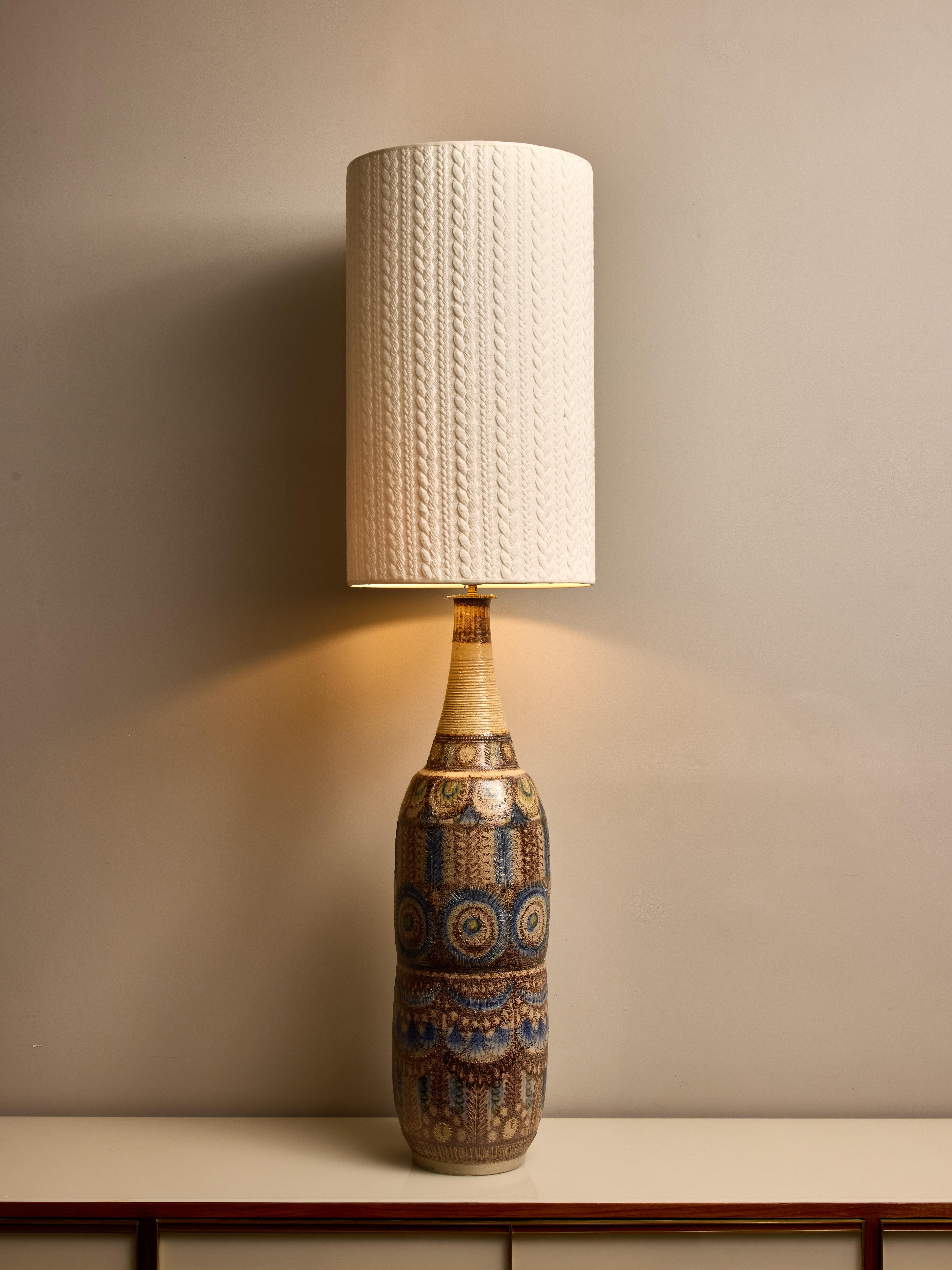 Lámpara de mesa alta by J.C. Courjauld Moderno de mediados de siglo en venta