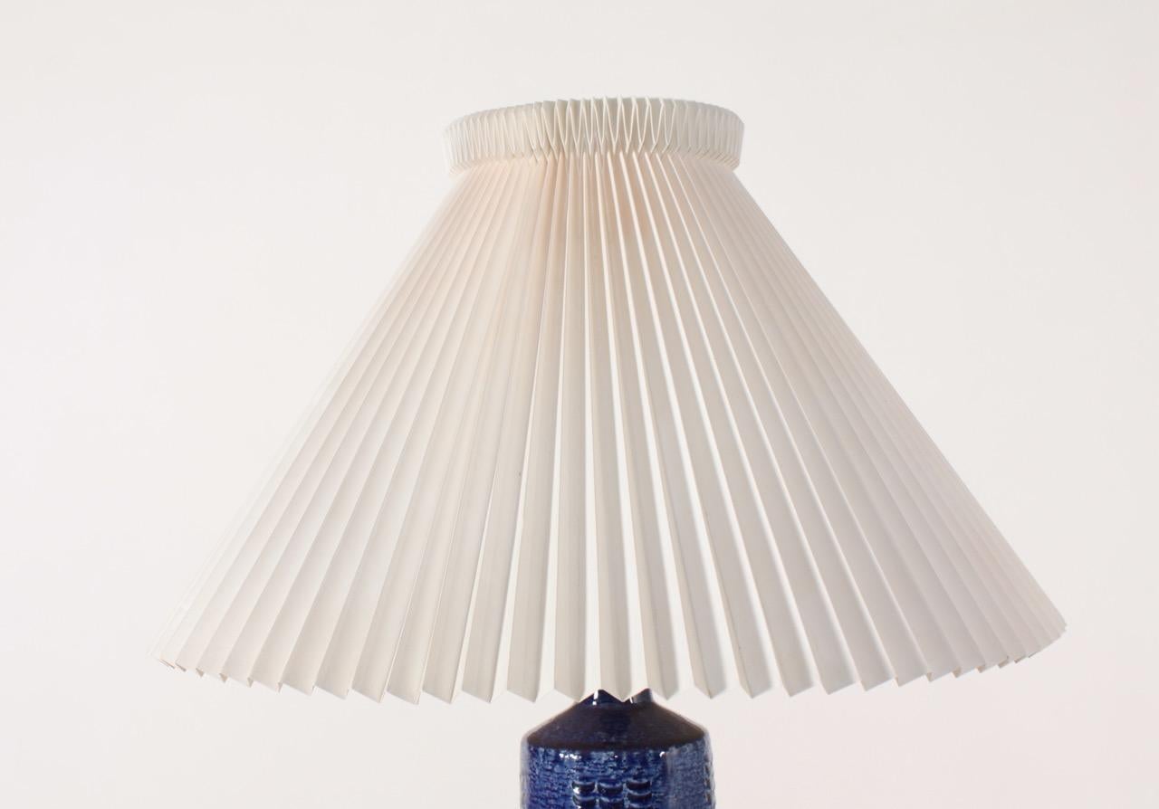 Scandinavian Modern Tall Table Lamp by Per Linnemann Schmidt for Palshus Ceramic