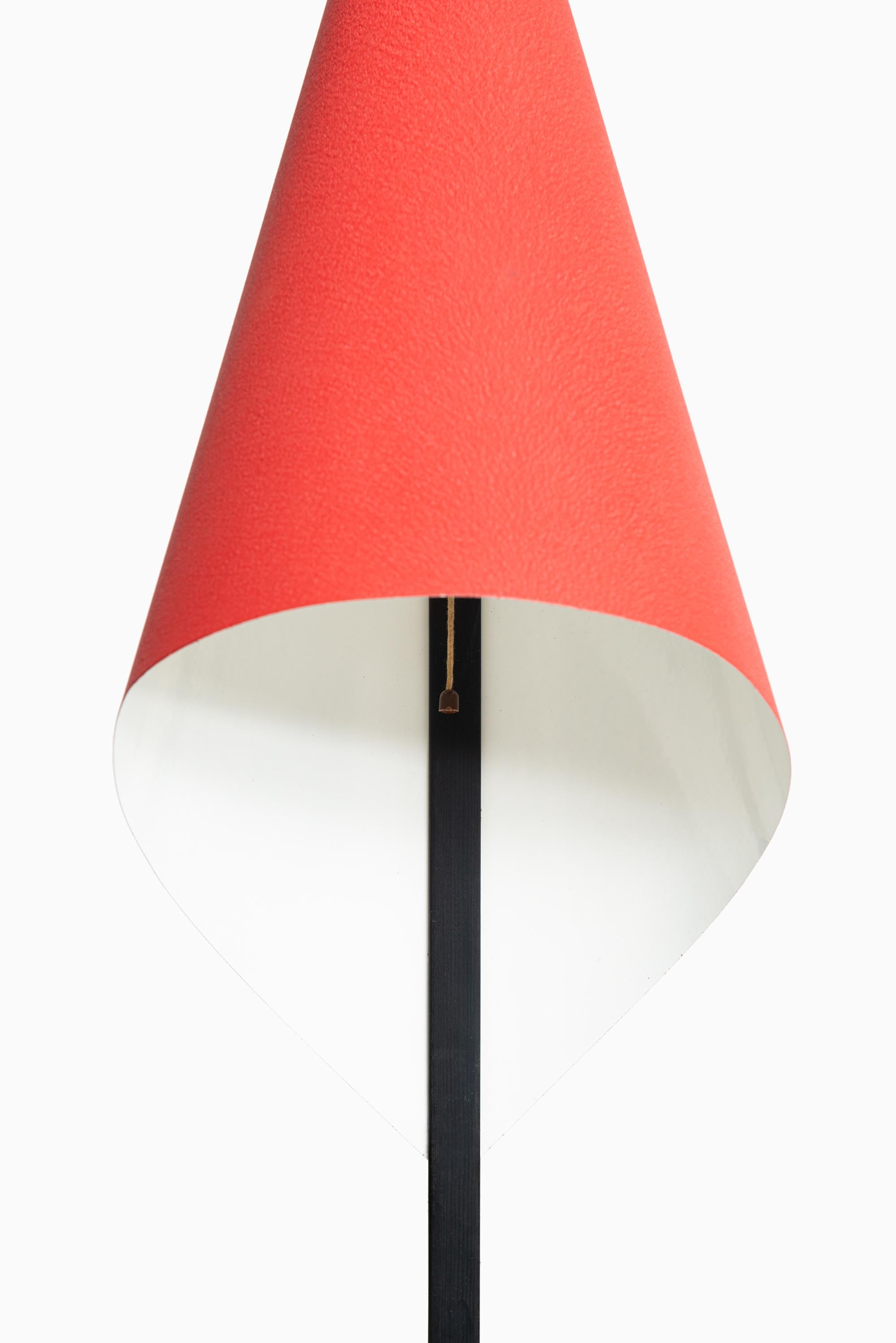 Scandinavian Modern Tall Table Lamp by Unknown Designer Produced in Sweden For Sale