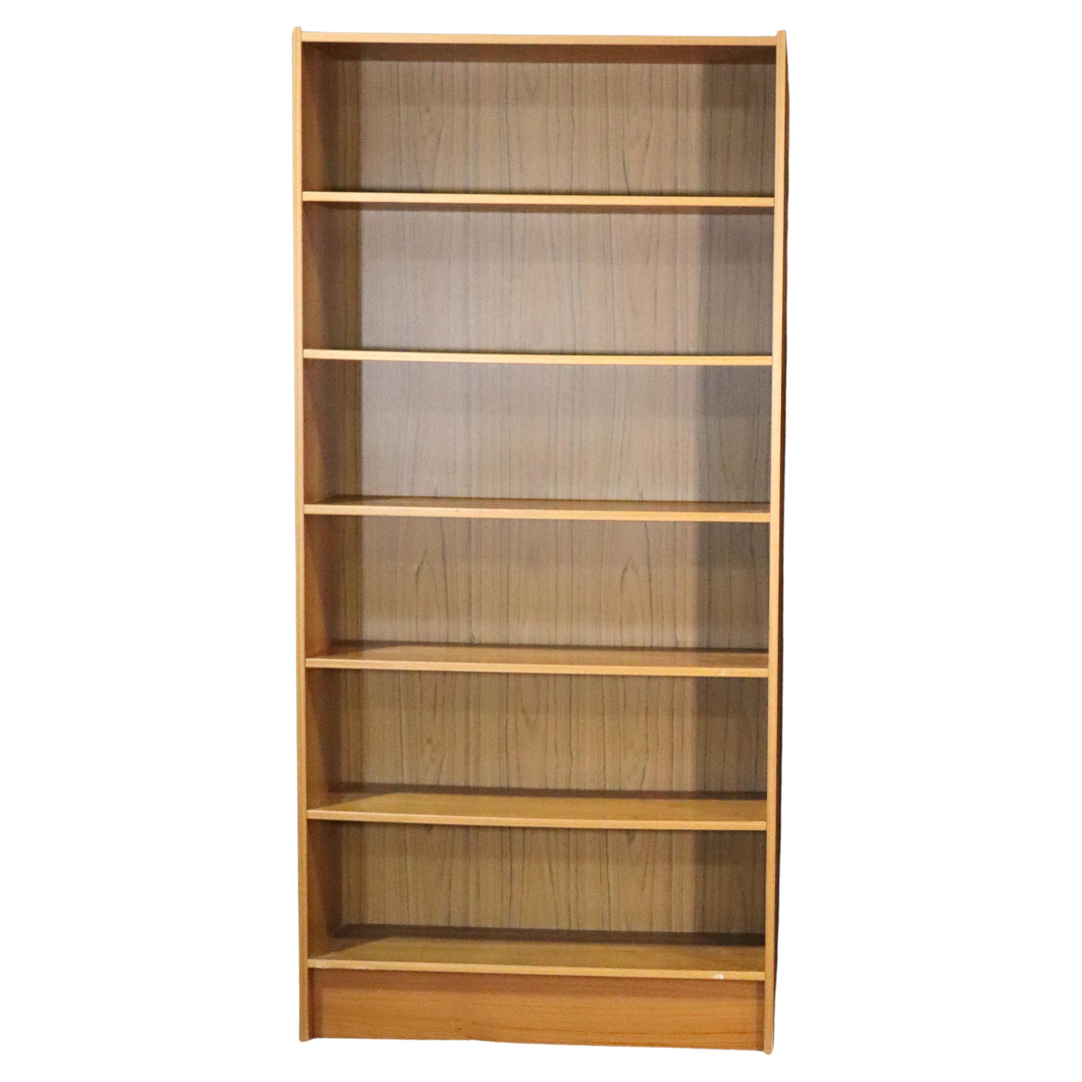 Tall Teak Bookcase For Sale