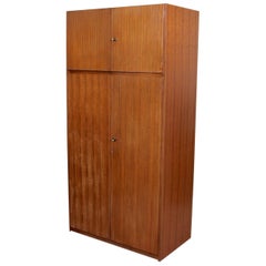 Retro Tall Teak Wardrobe Meredew Double Compactum