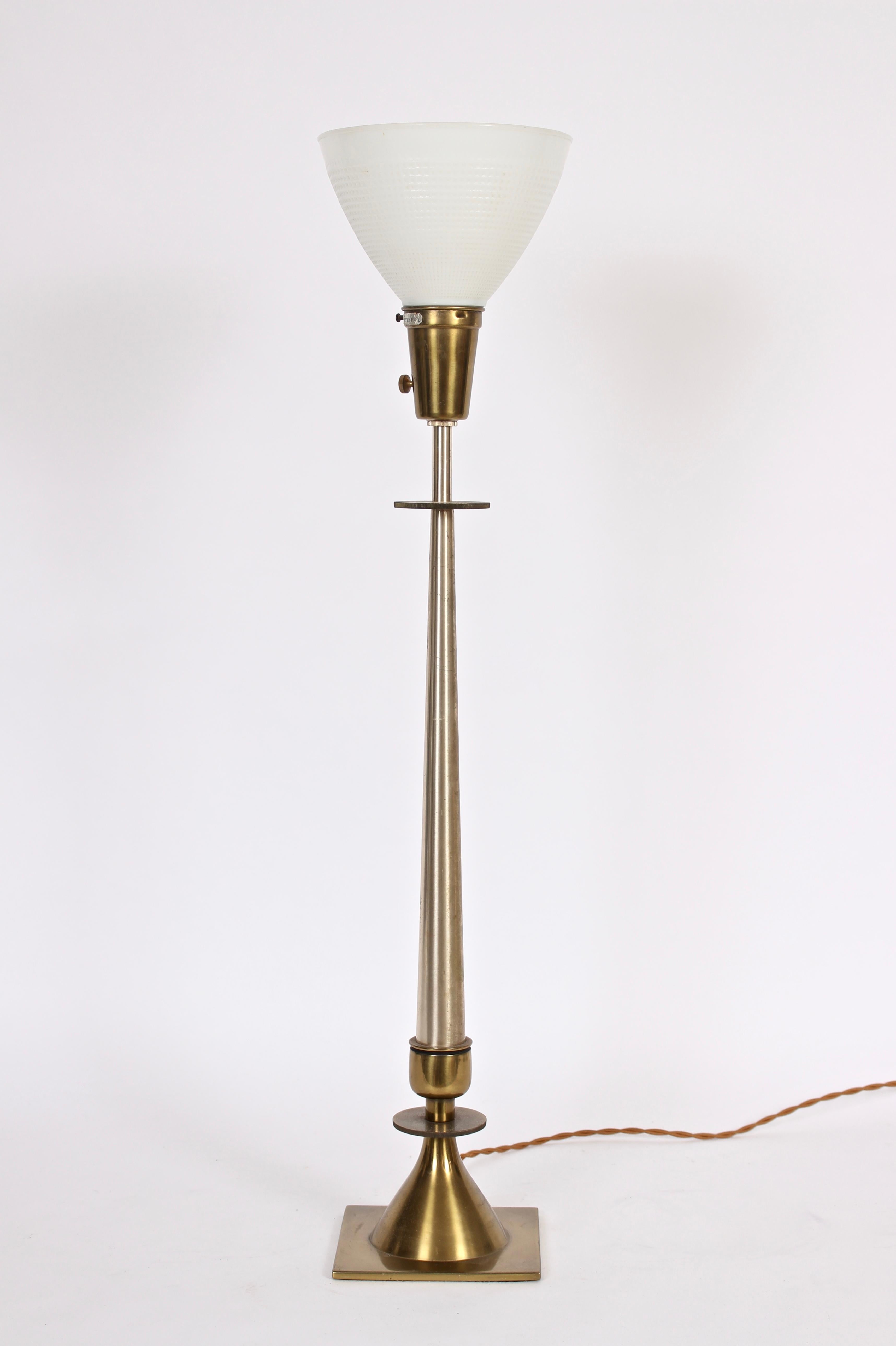 stiffel floor lamp brass