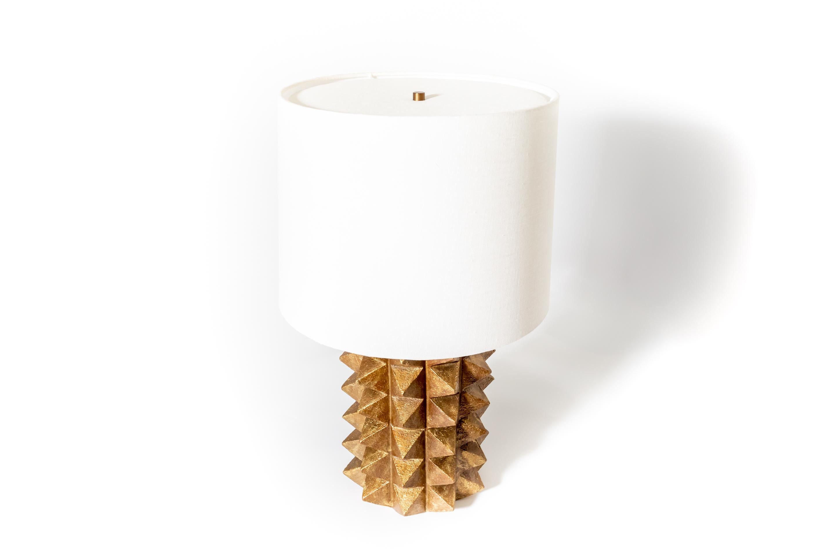 American Tall Toria Table Lamp in Gold Dusted Bronze by Brian Chaaban For Sale