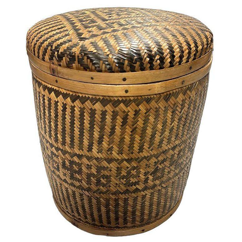 This beautifully restored rattan blending style vintage charm with modern comfort. The tall 15
