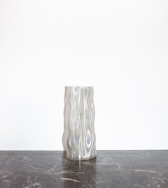 Tall Transparent Magma Vase by Mana