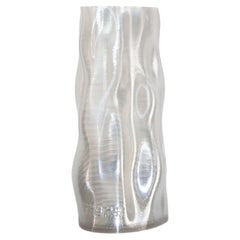 Tall Transparent Magma Vase by Mana