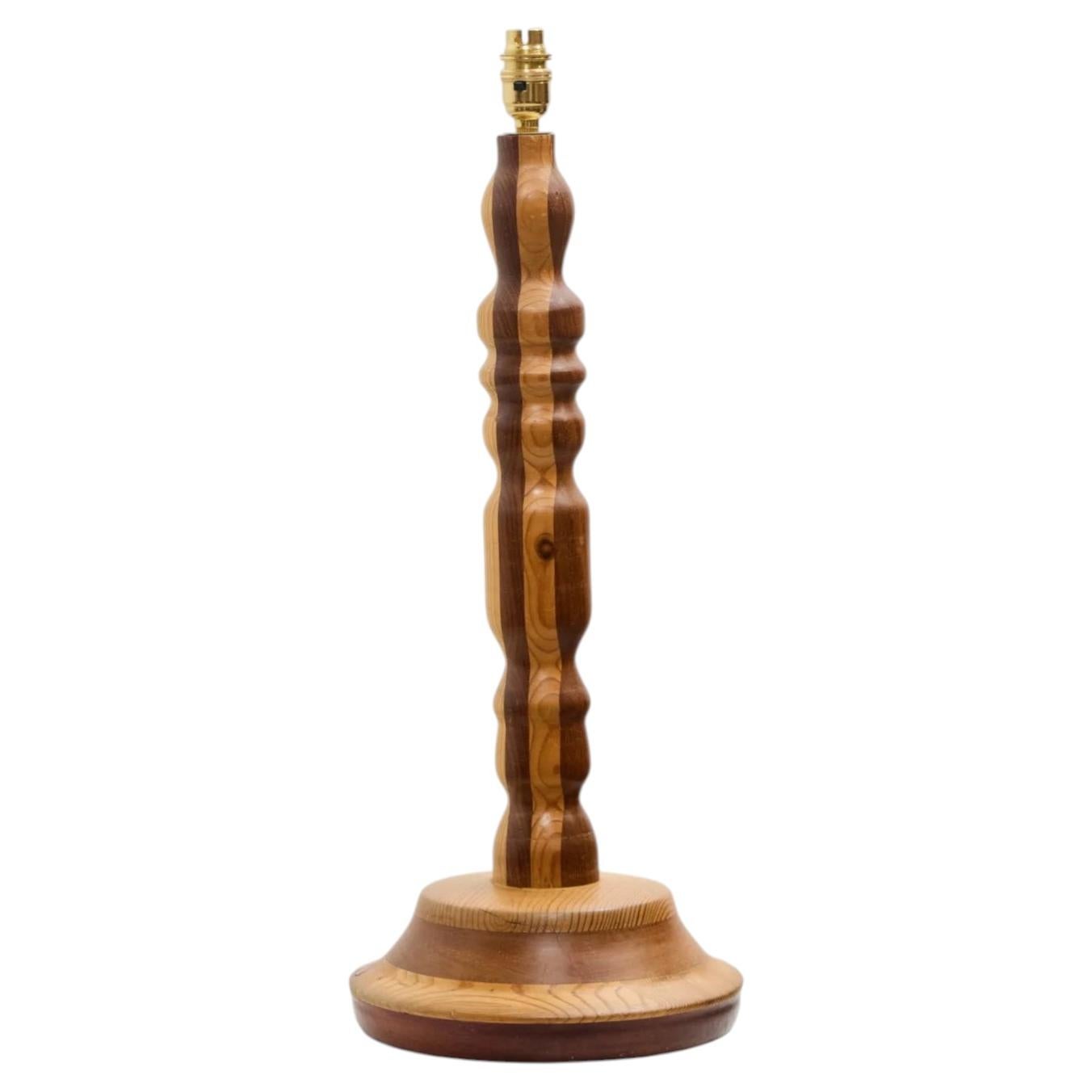 Tall Turned Lamp For Sale