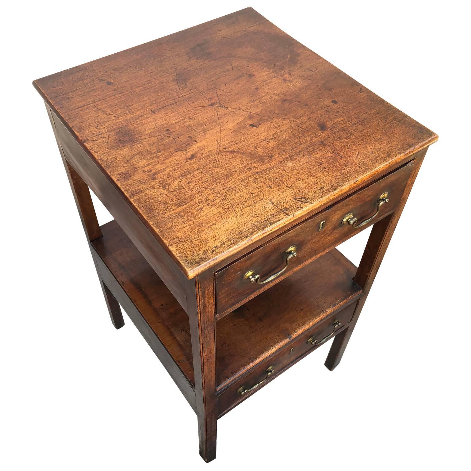 American Tall Two-Drawer Desk or Chest