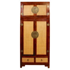 Tall Two Piece Asian Designed Cabinet