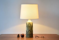 Tall Unique Danish Mid-century Søholm Sculptural Table Lamp by Noomi Backhausen