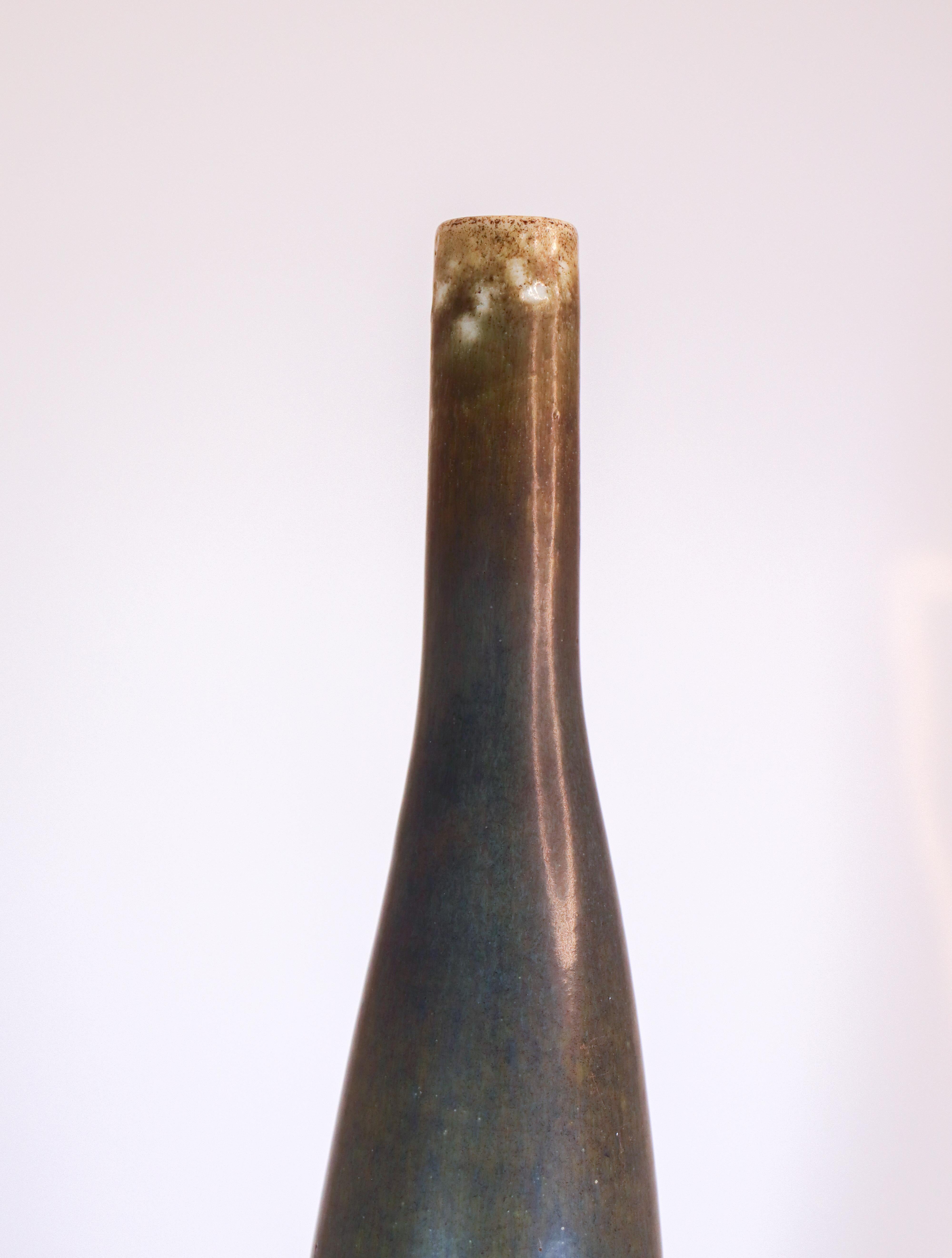 Jarrón alto único - Carl-Harry Stålhane  - Rörstrand 1959 Cerámico en venta