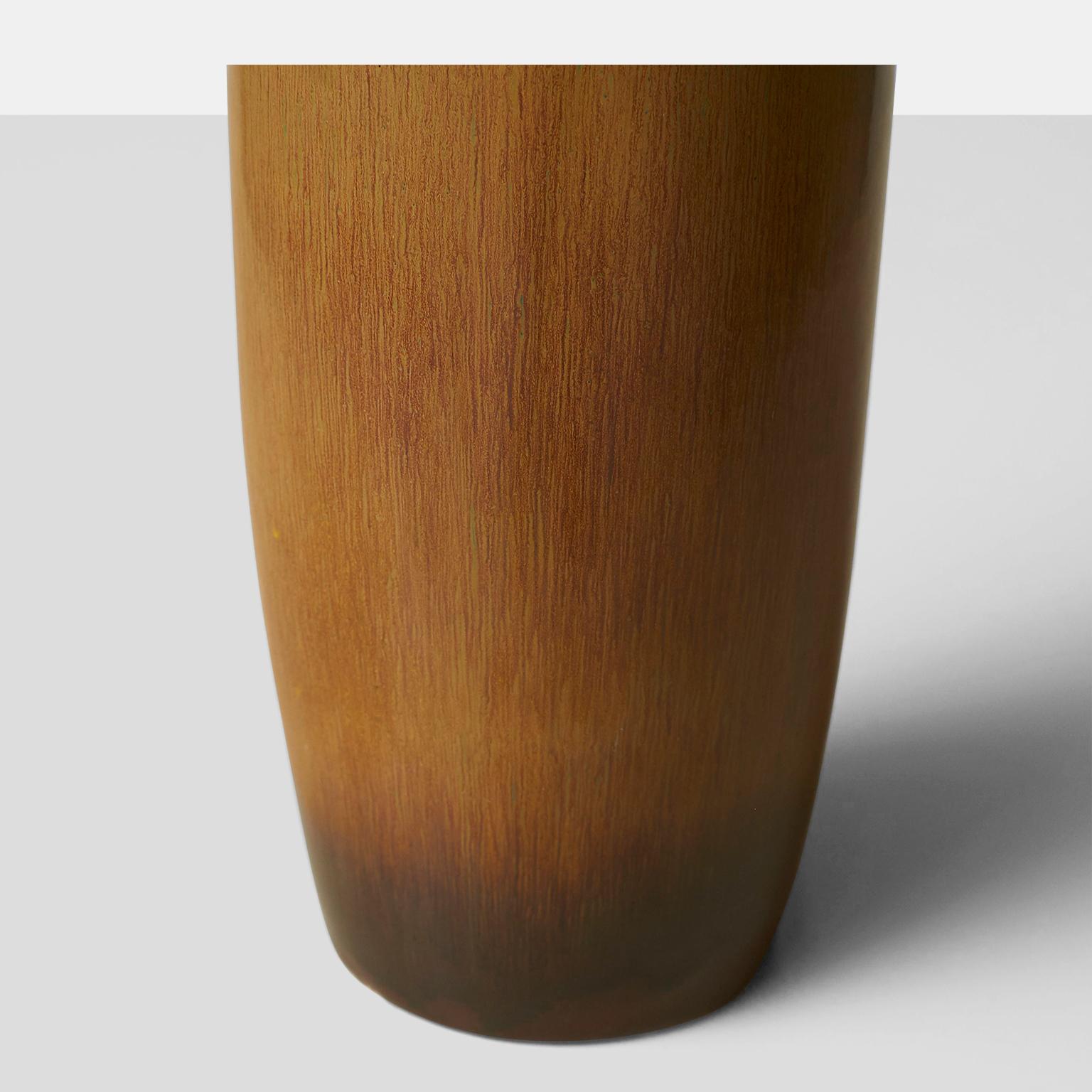 Swedish Tall Vase by Carl-Karry Stalhane For Sale