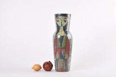 Tall Vase by Marianne Starck for MA&S Persia Glaze Colorful Decor, Danish 1960s
