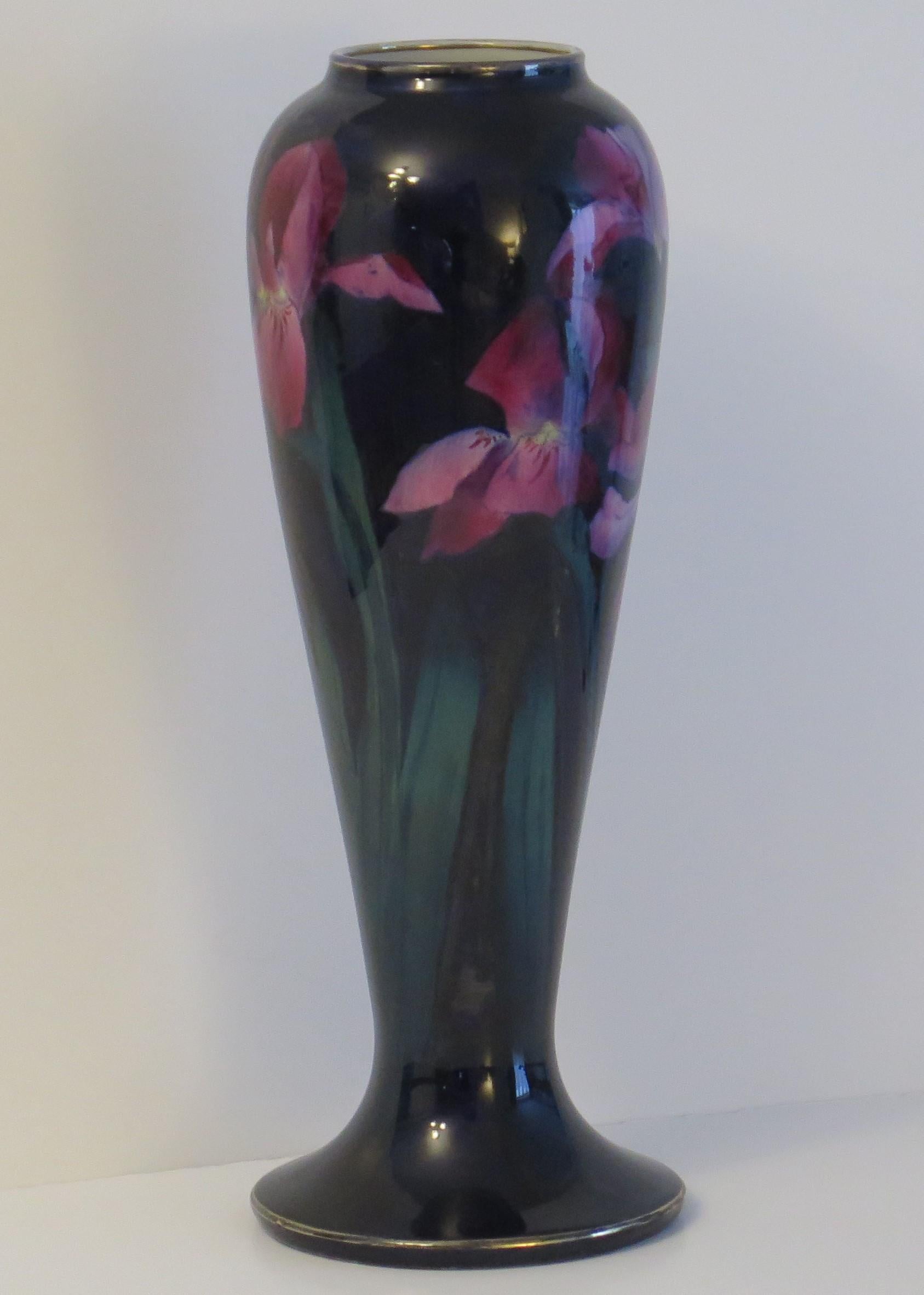 Tall Vase Imperial Rouge by George Jones & Sons, Art Nouveau Late 19th Century 3