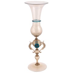 Tall Venetian Goblet Salviati