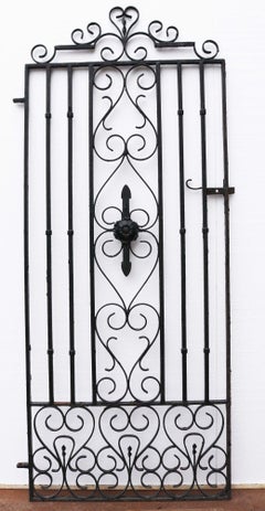 Tall Victorian Wrought Iron Gate