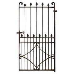 Tall Victorian Wrought Iron Side Gate