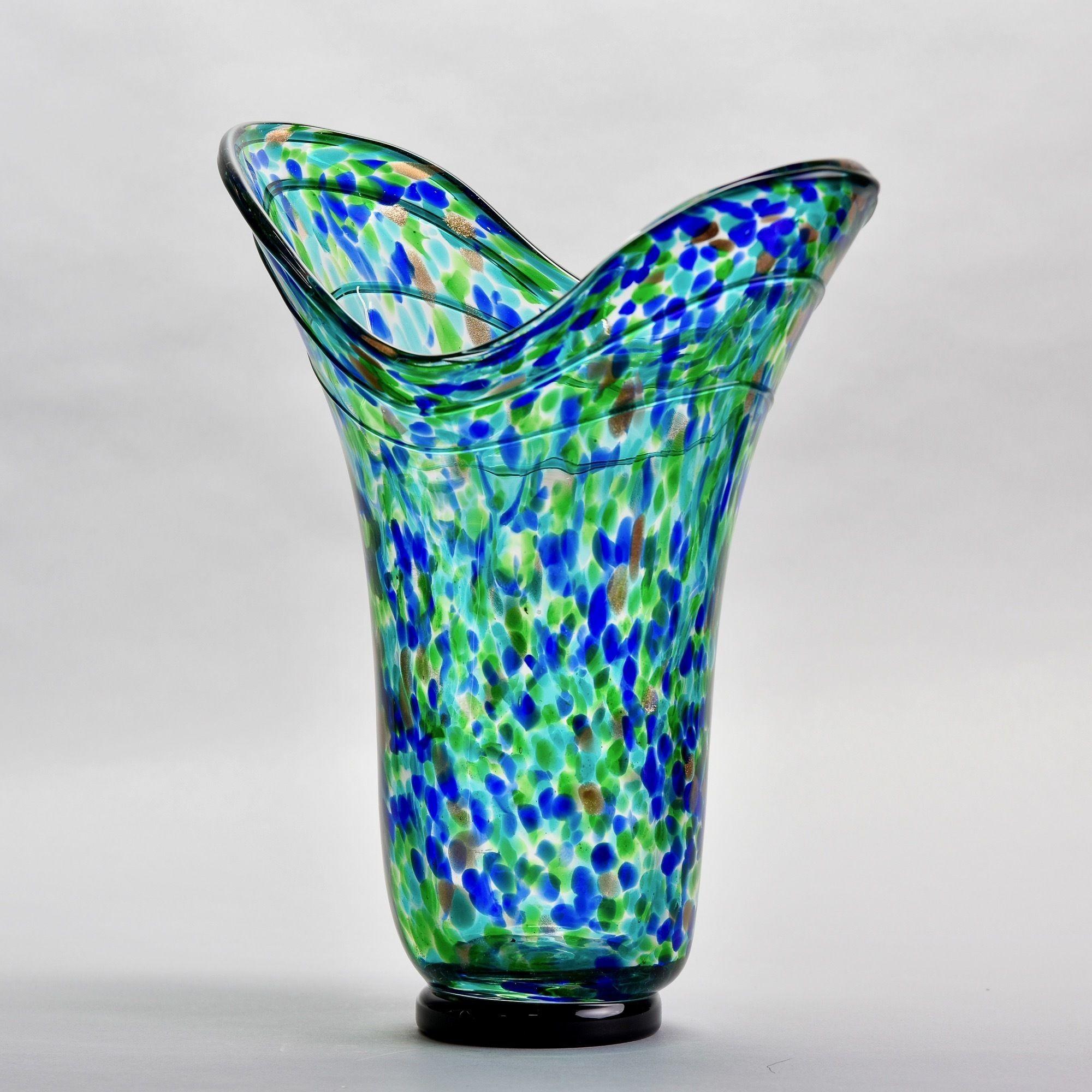 tall blown glass vases