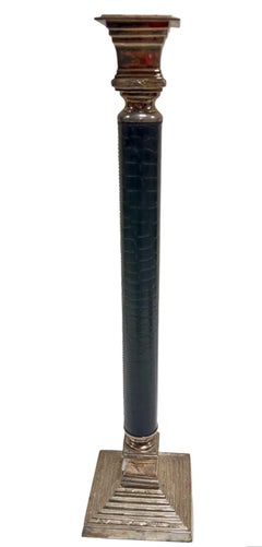 Tall Vintage Bombay Brass Candlestick Holder