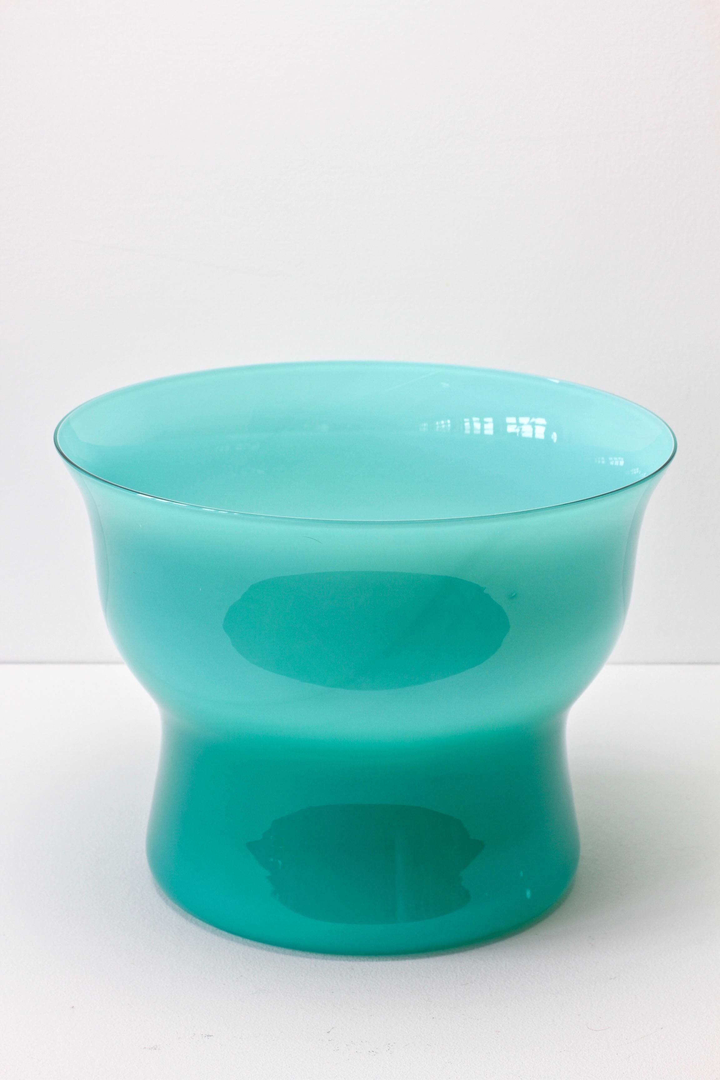 vintage turquoise glass