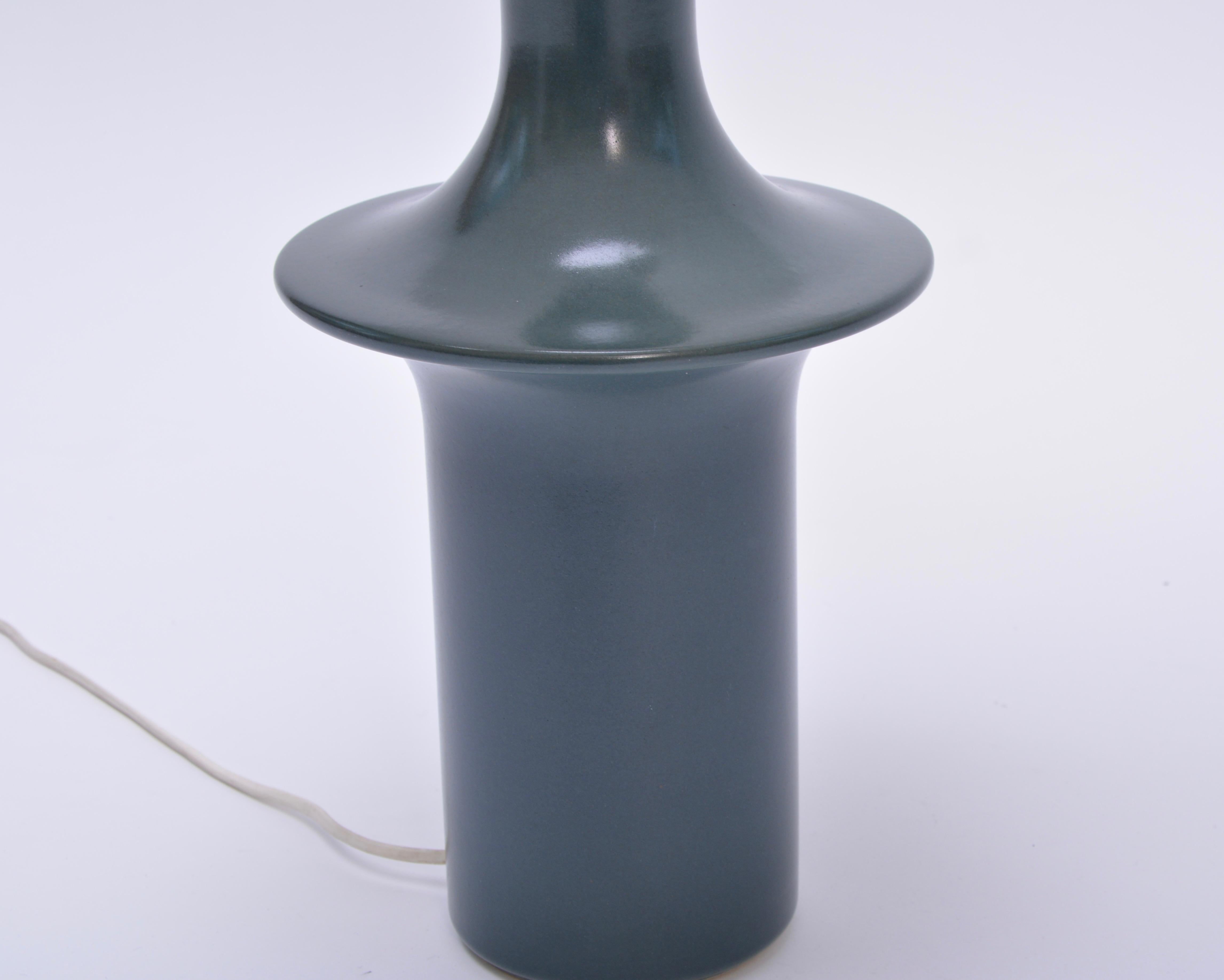 20th Century Tall Danish Mid-Century Modern Ceramic table lamp by Hasle
