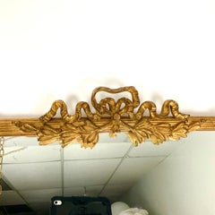 Tall Vintage Gilt Dressing Mirror Pair