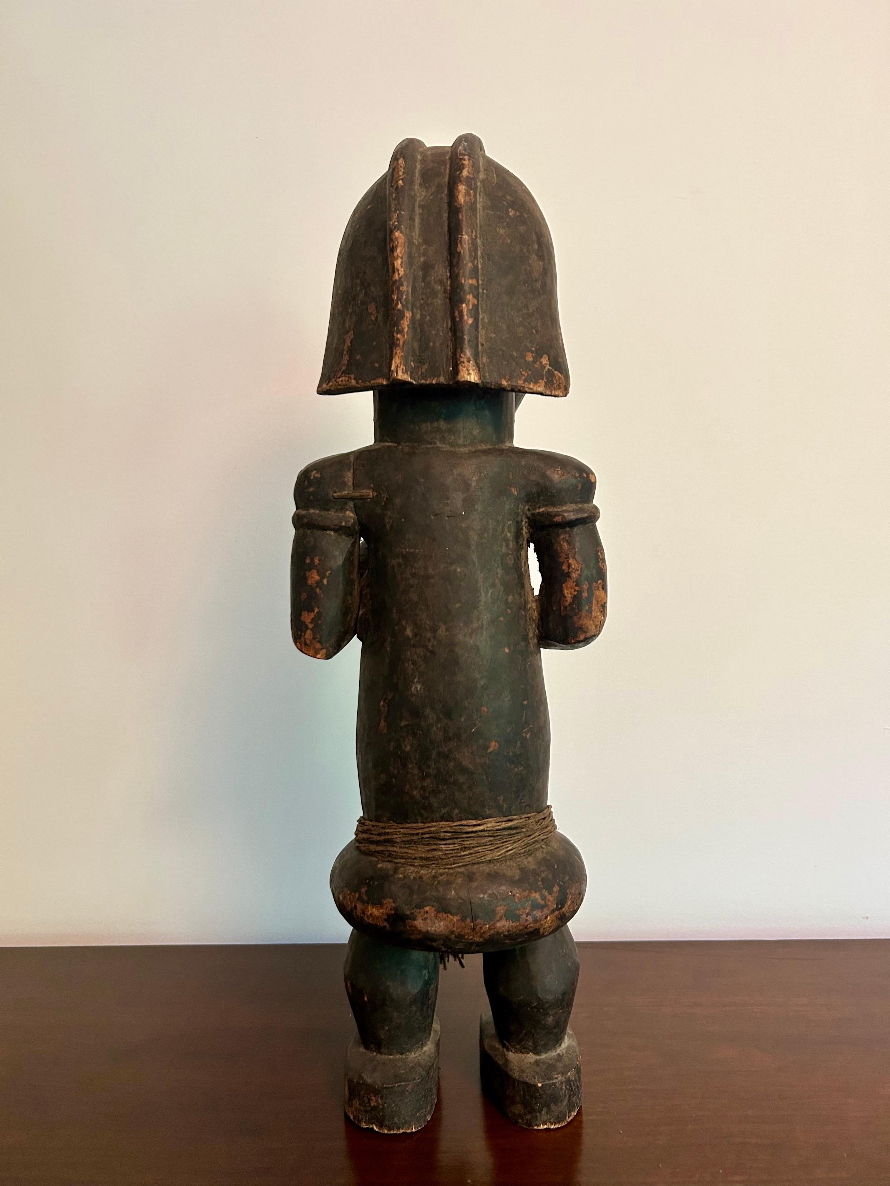 Große Vintage Luba Figur Afrikanische Kunst im Angebot 3