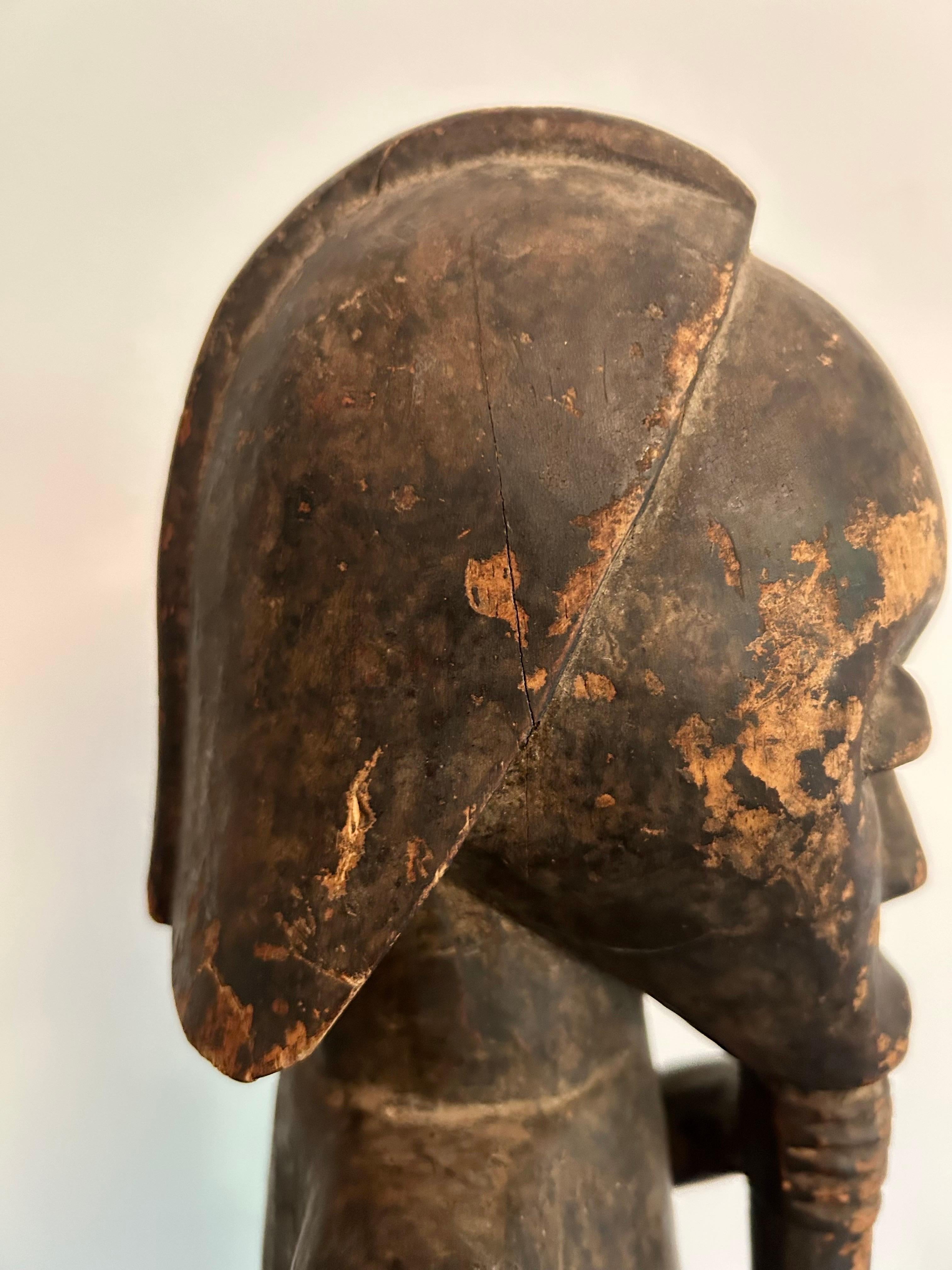Große Vintage Luba Figur Afrikanische Kunst im Angebot 6