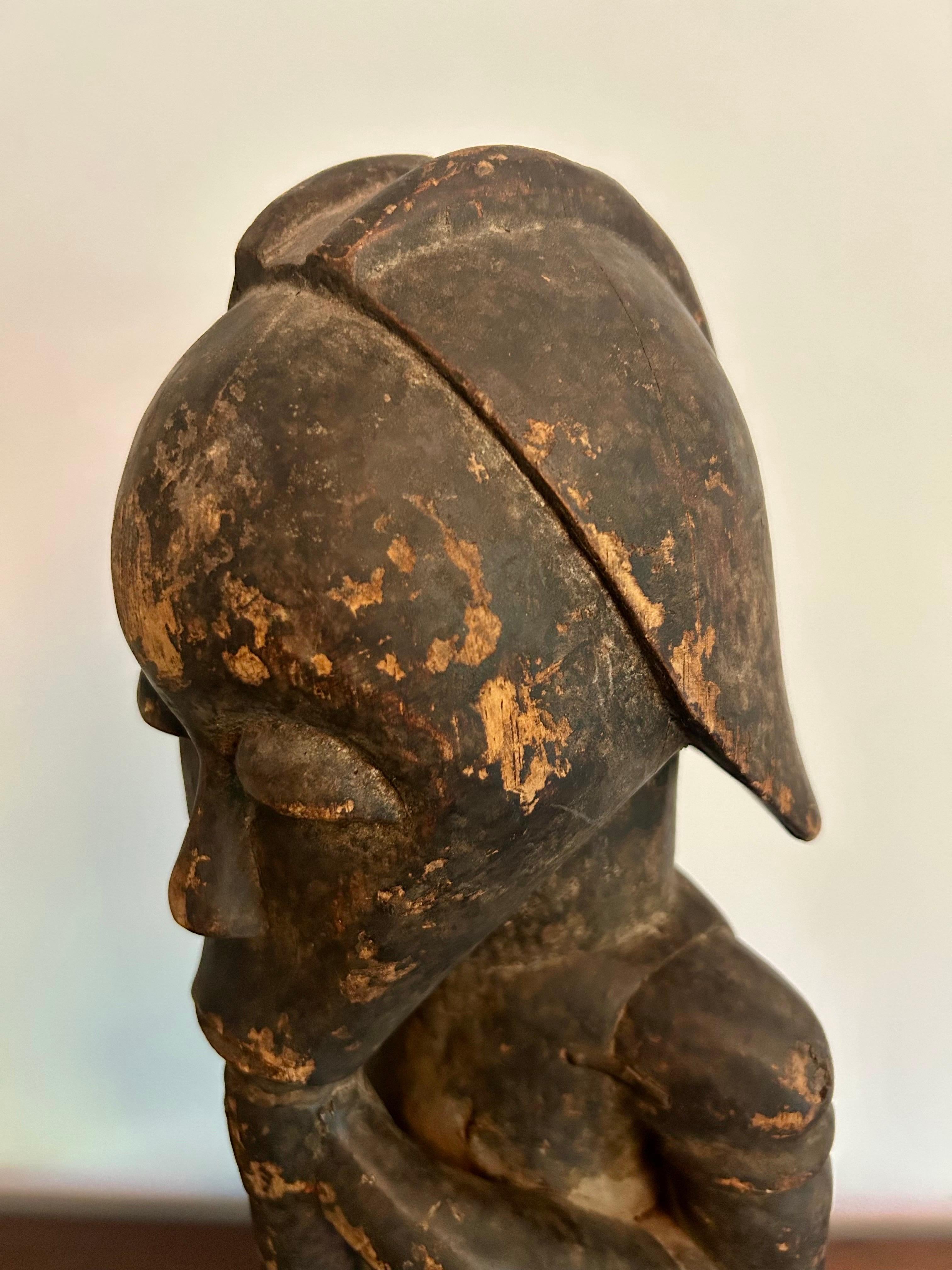 Große Vintage Luba Figur Afrikanische Kunst im Zustand „Gut“ im Angebot in Los Angeles, CA