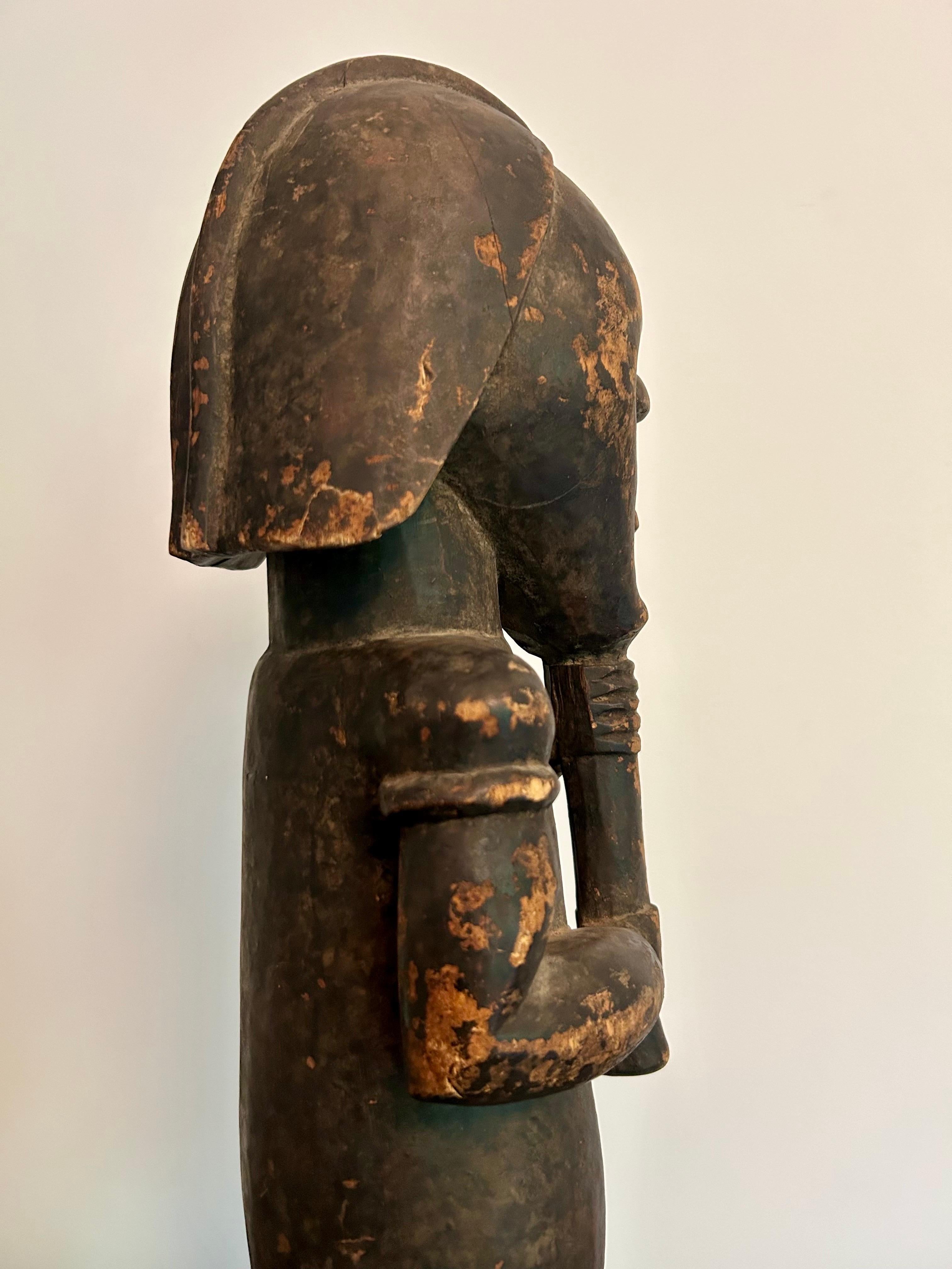 Große Vintage Luba Figur Afrikanische Kunst im Angebot 1