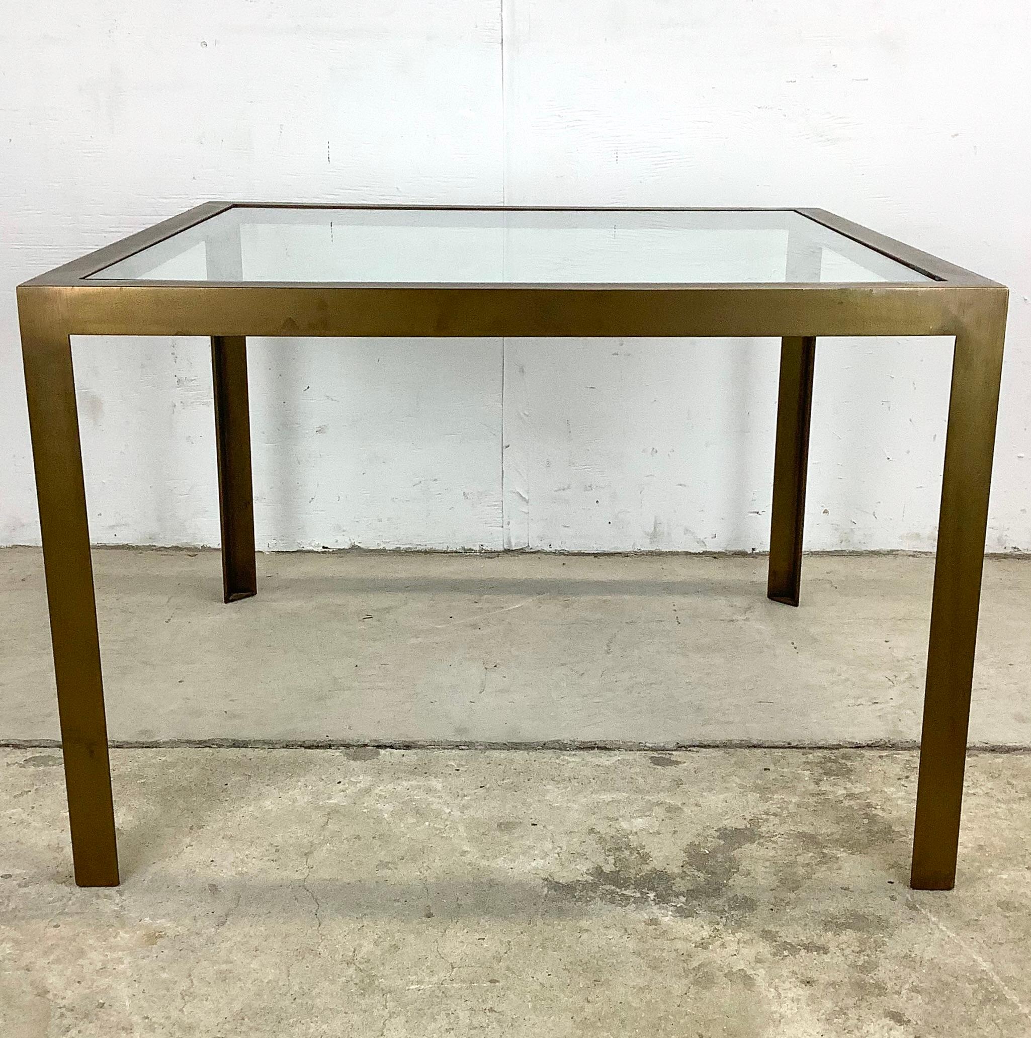 tall square side table