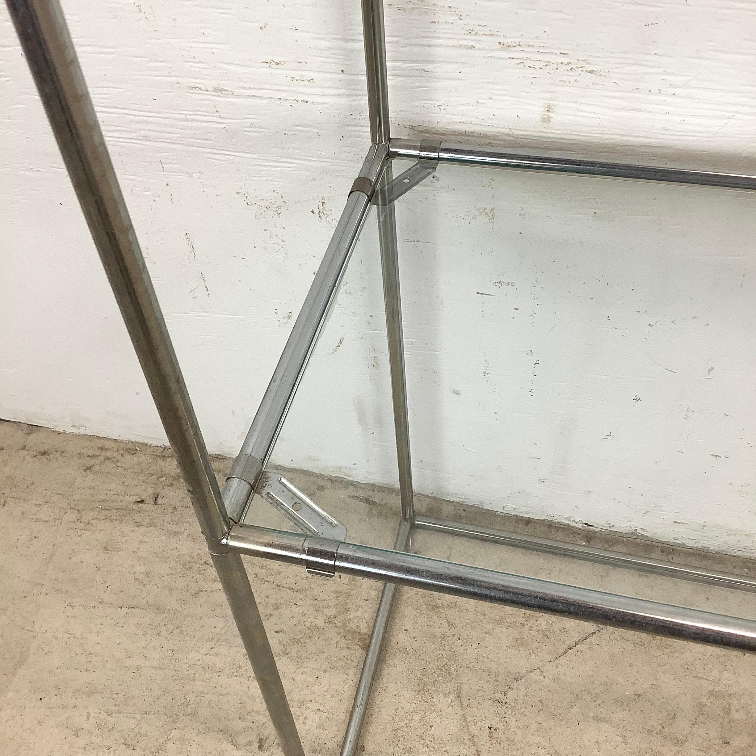 Tall Vintage Modern Etagere in vendita 6