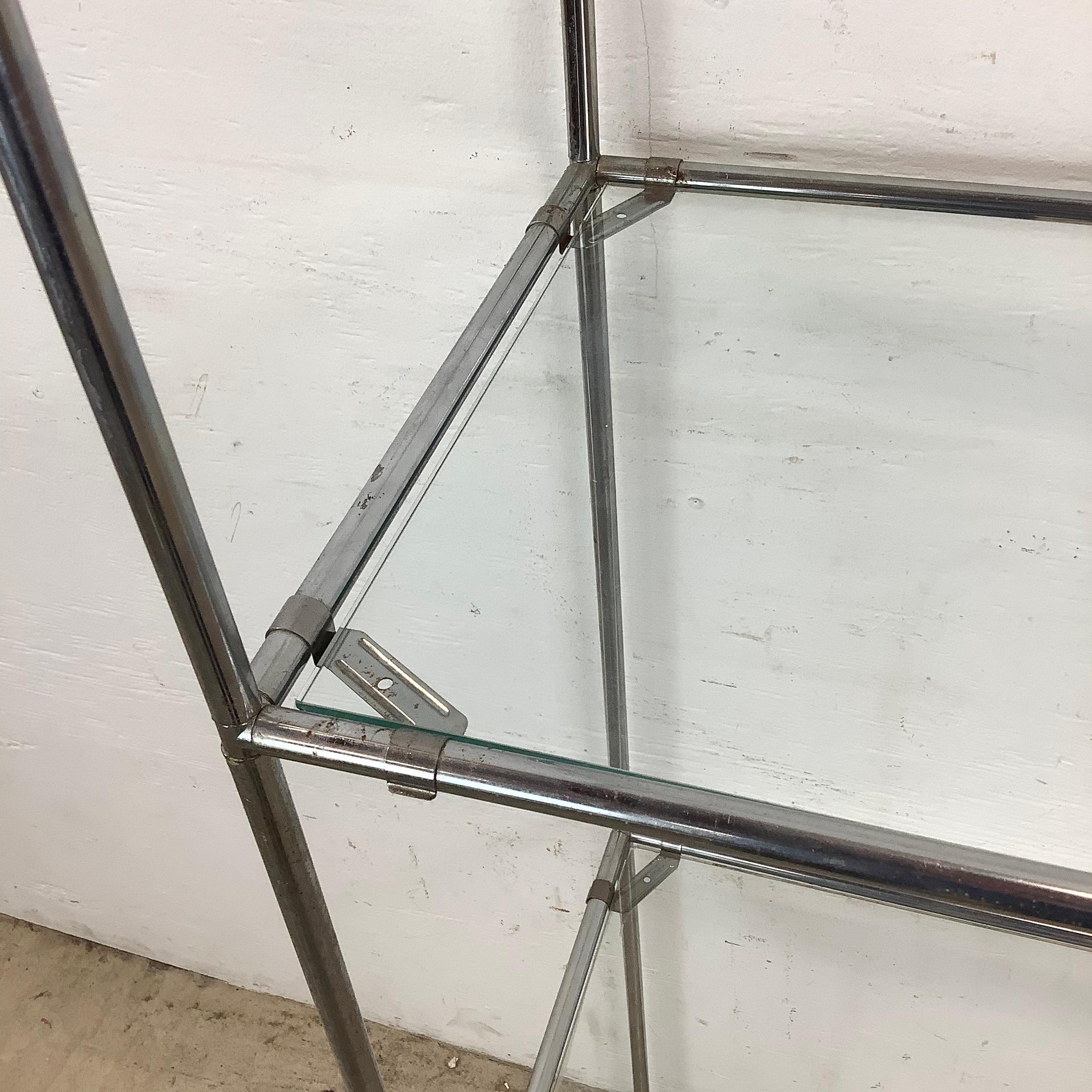 Tall Vintage Modern Etagere in vendita 8