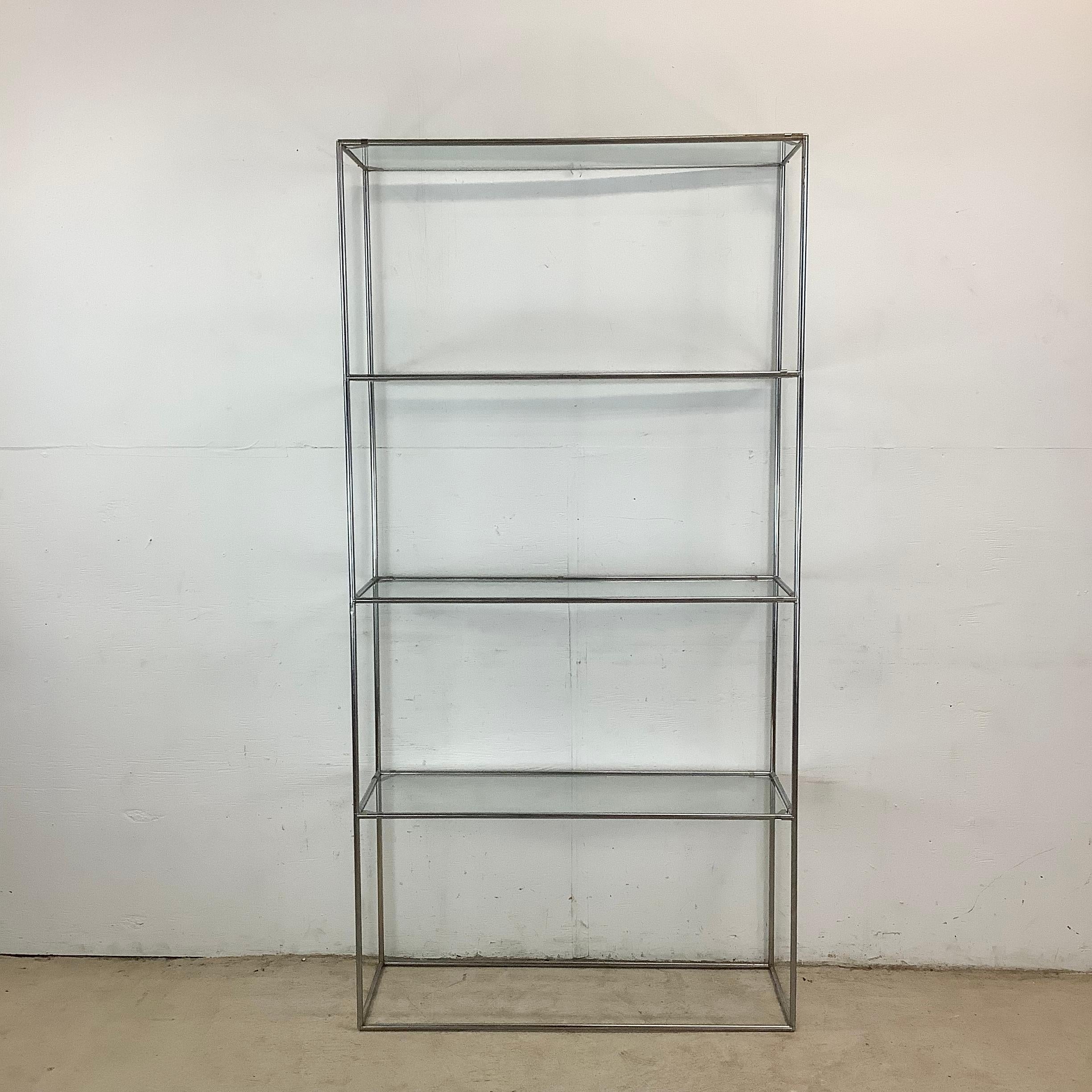 Tall Vintage Modern Etagere in vendita 12