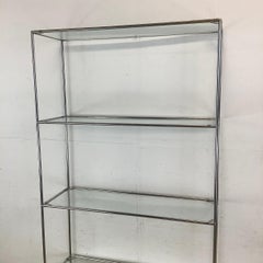 Tall Vintage Modern Etagere