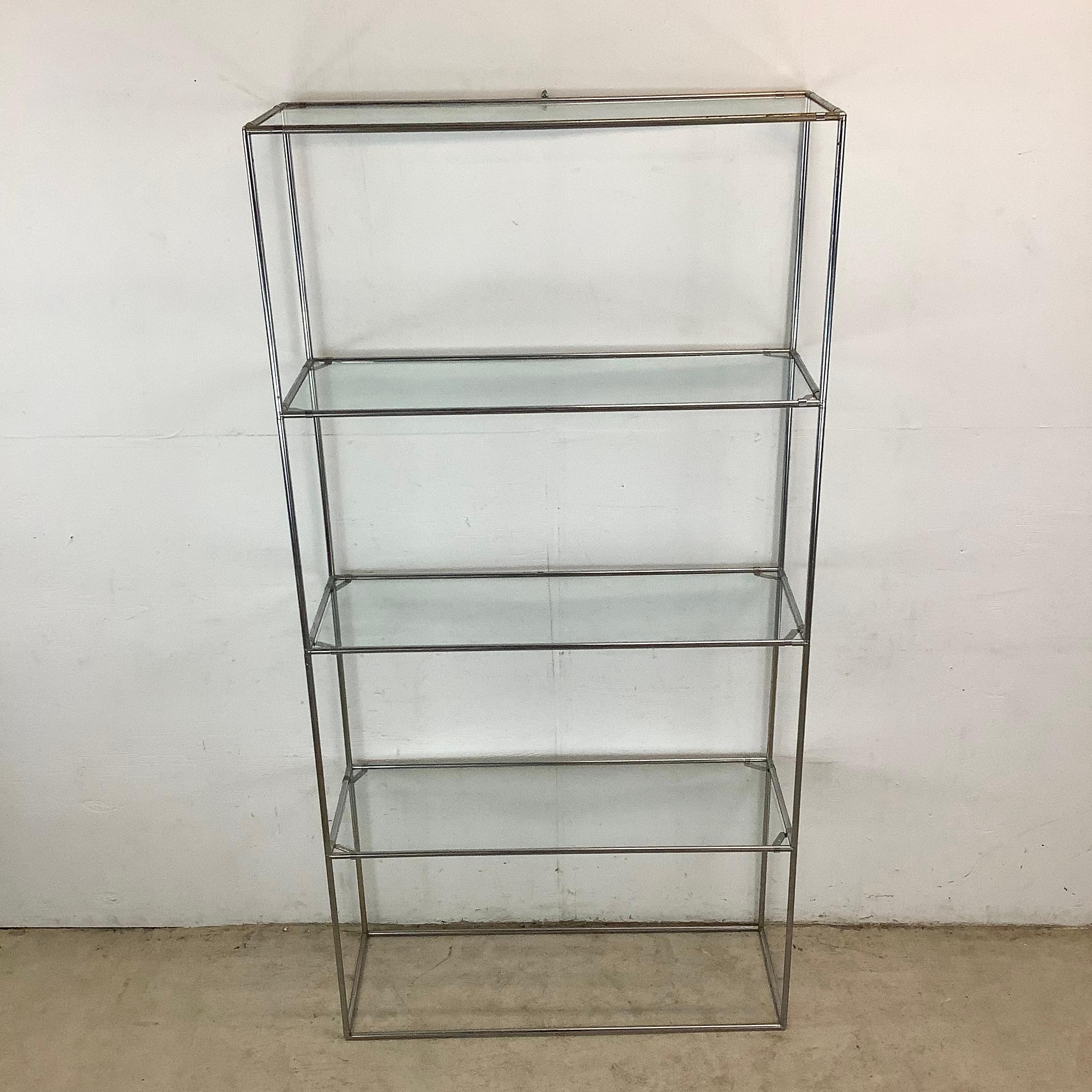 Tall Vintage Modern Etagere in vendita 13