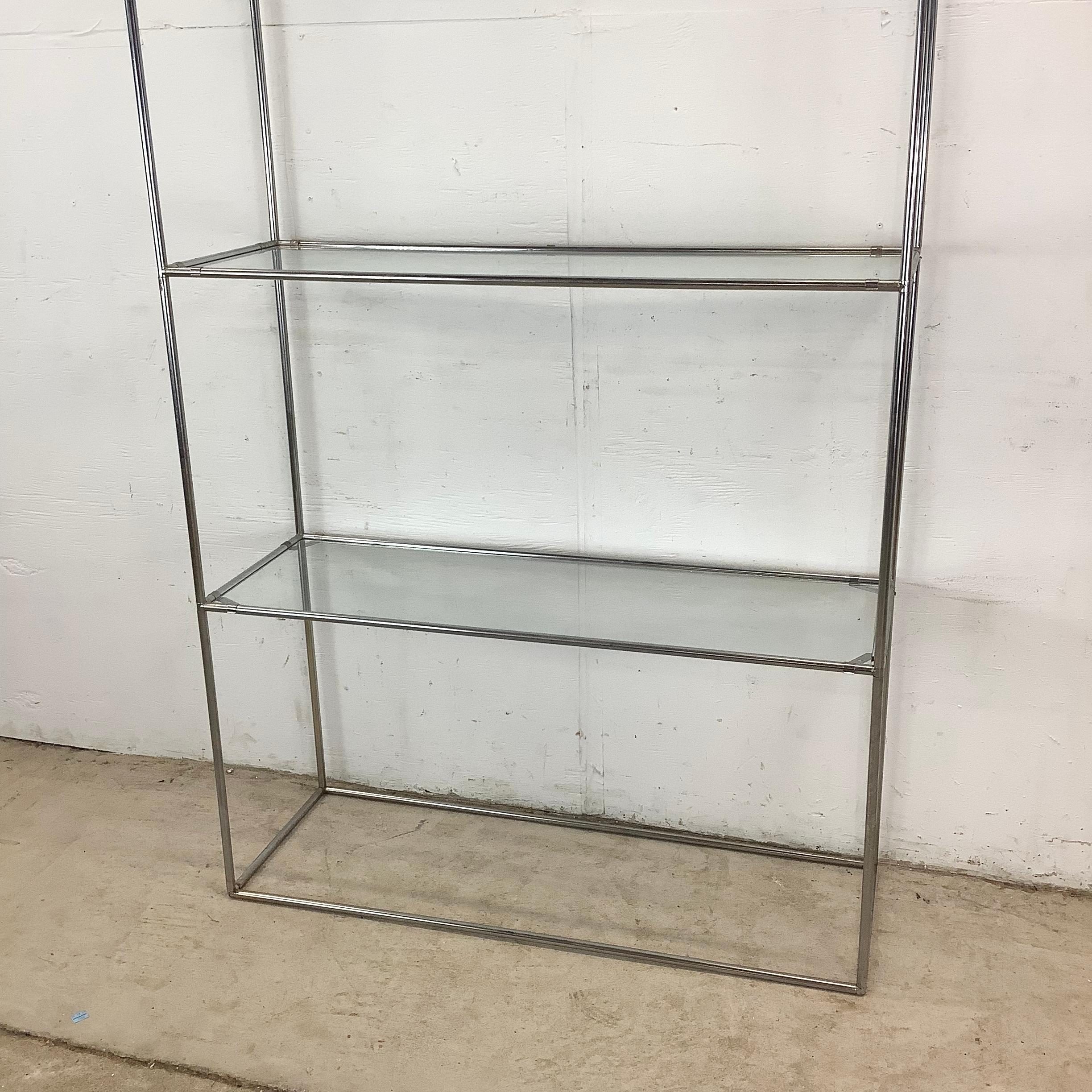 Sconosciuto Tall Vintage Modern Etagere in vendita
