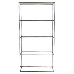 Tall Vintage Modern Etagere