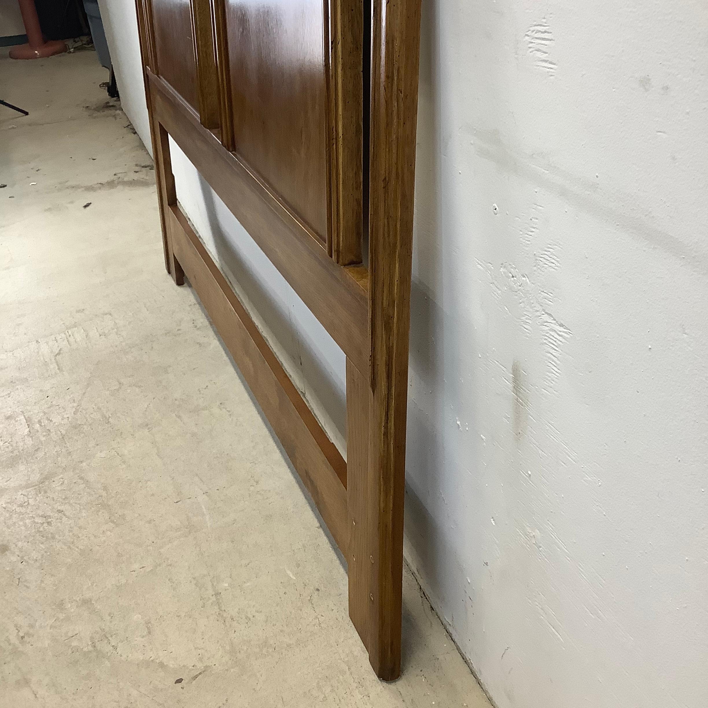 Tall Vintage Modern Headboard by Drexel For Sale 4