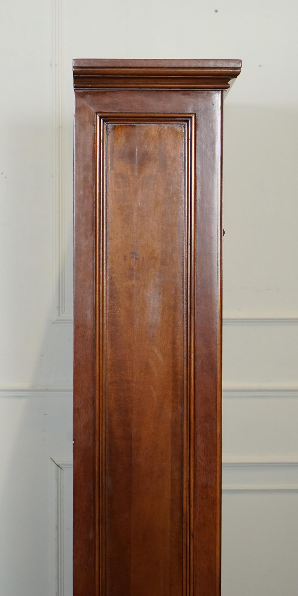 TALL ViNTAGE OPEN SOLID WOOD BOOKCASE WITH ADJUSTABLE SHELVES 4