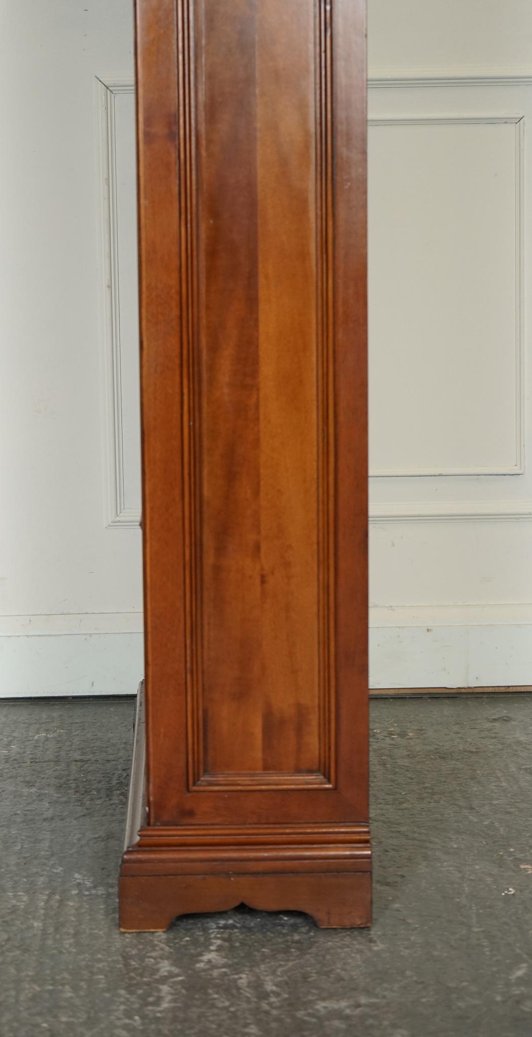 TALL ViNTAGE OPEN SOLID WOOD BOOKCASE WITH ADJUSTABLE SHELVES 2
