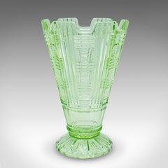 Tall Vintage Sharing Sundae Cup, English, Art Glass, Dessert Server, Circa 1930