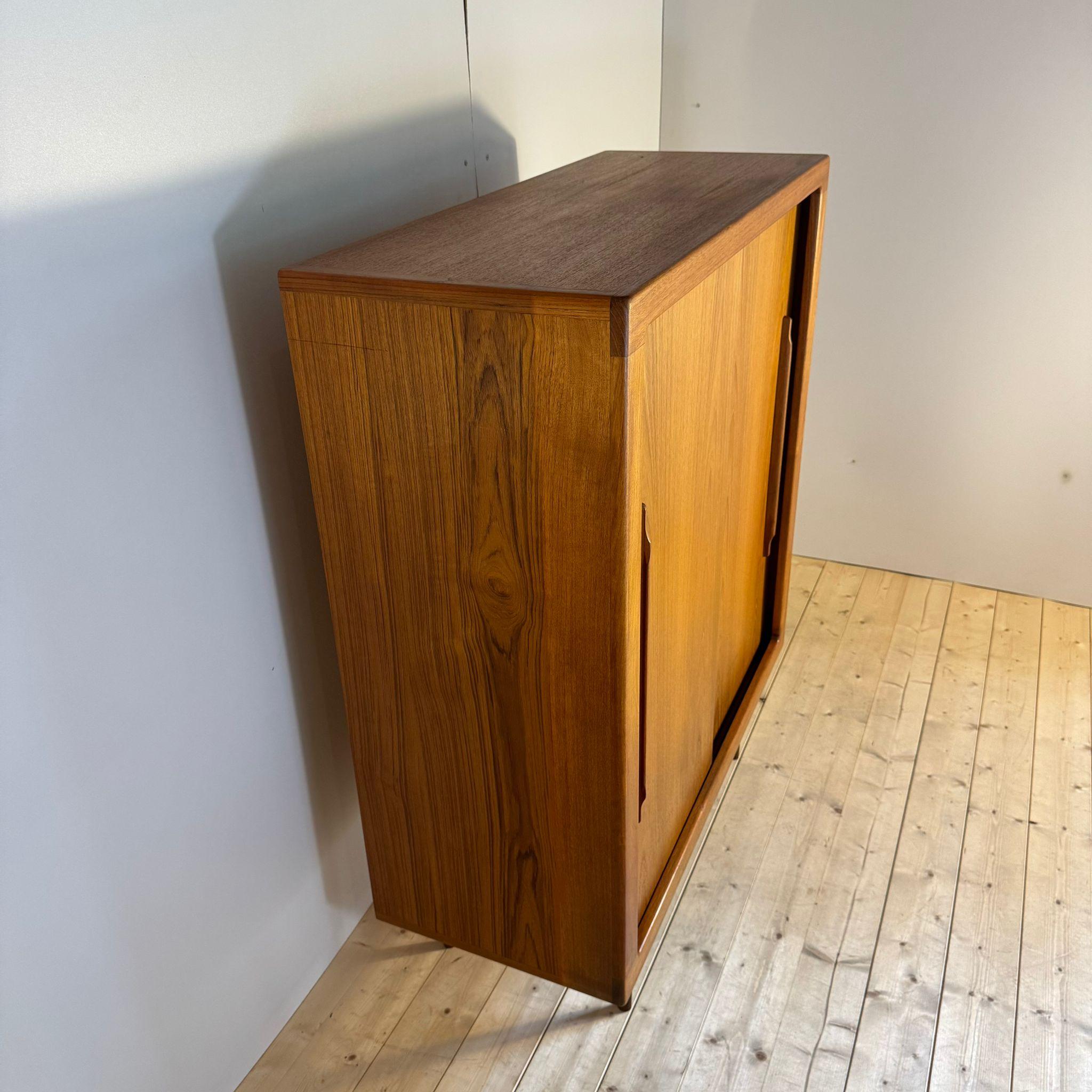 Danish Tall vintage sideboard, Denmark 1960 For Sale