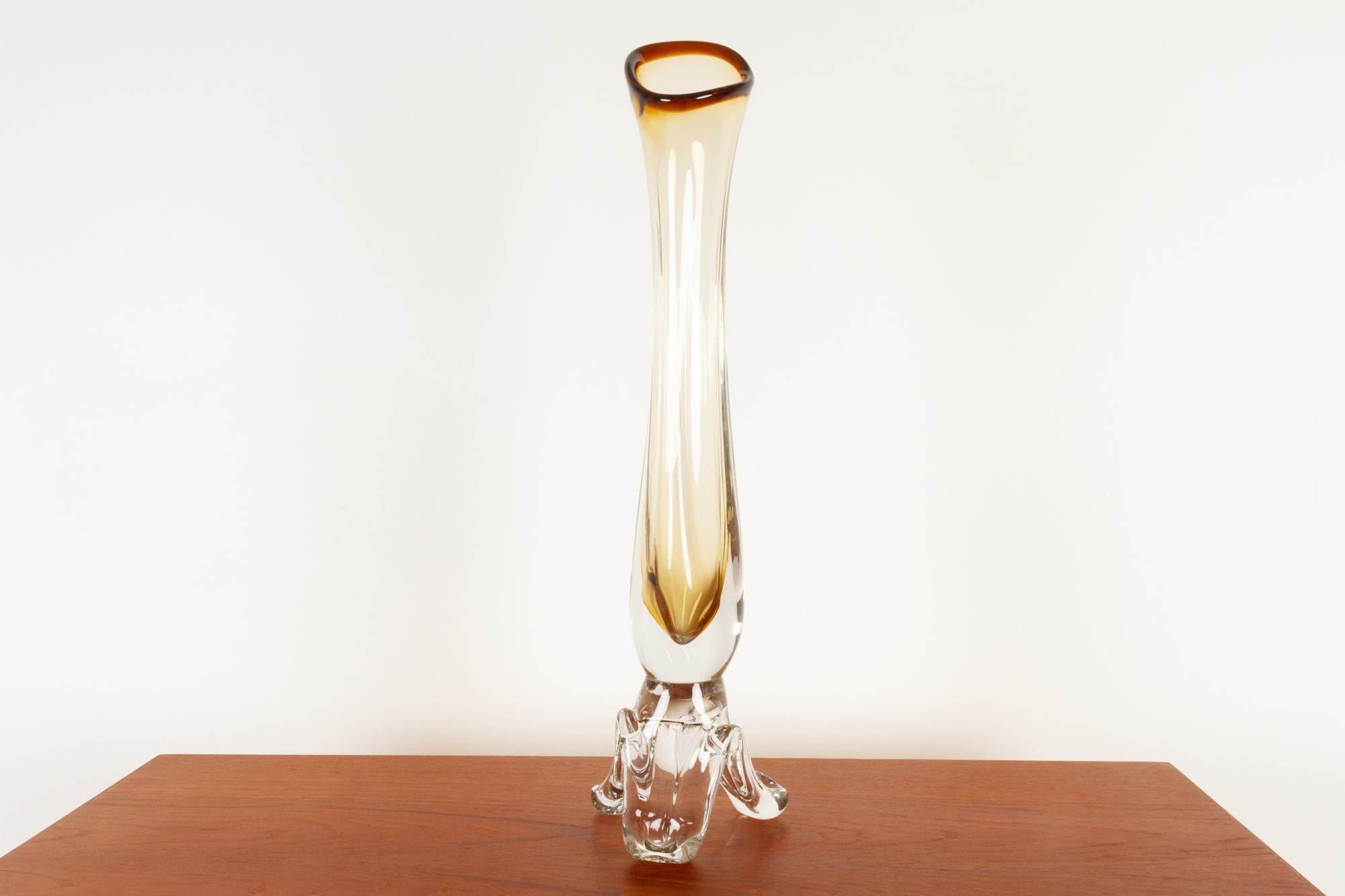 tall vintage glass vases