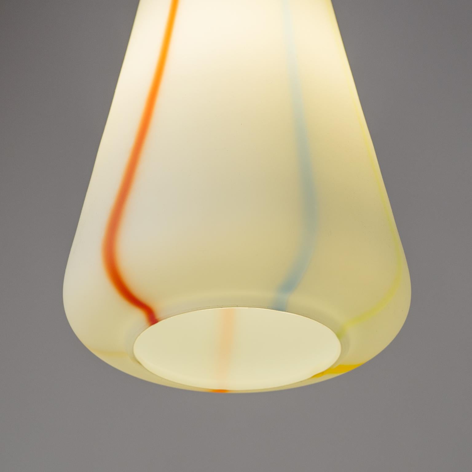 Mid-Century Modern Tall Vistosi Ceiling Light, 1960s For Sale