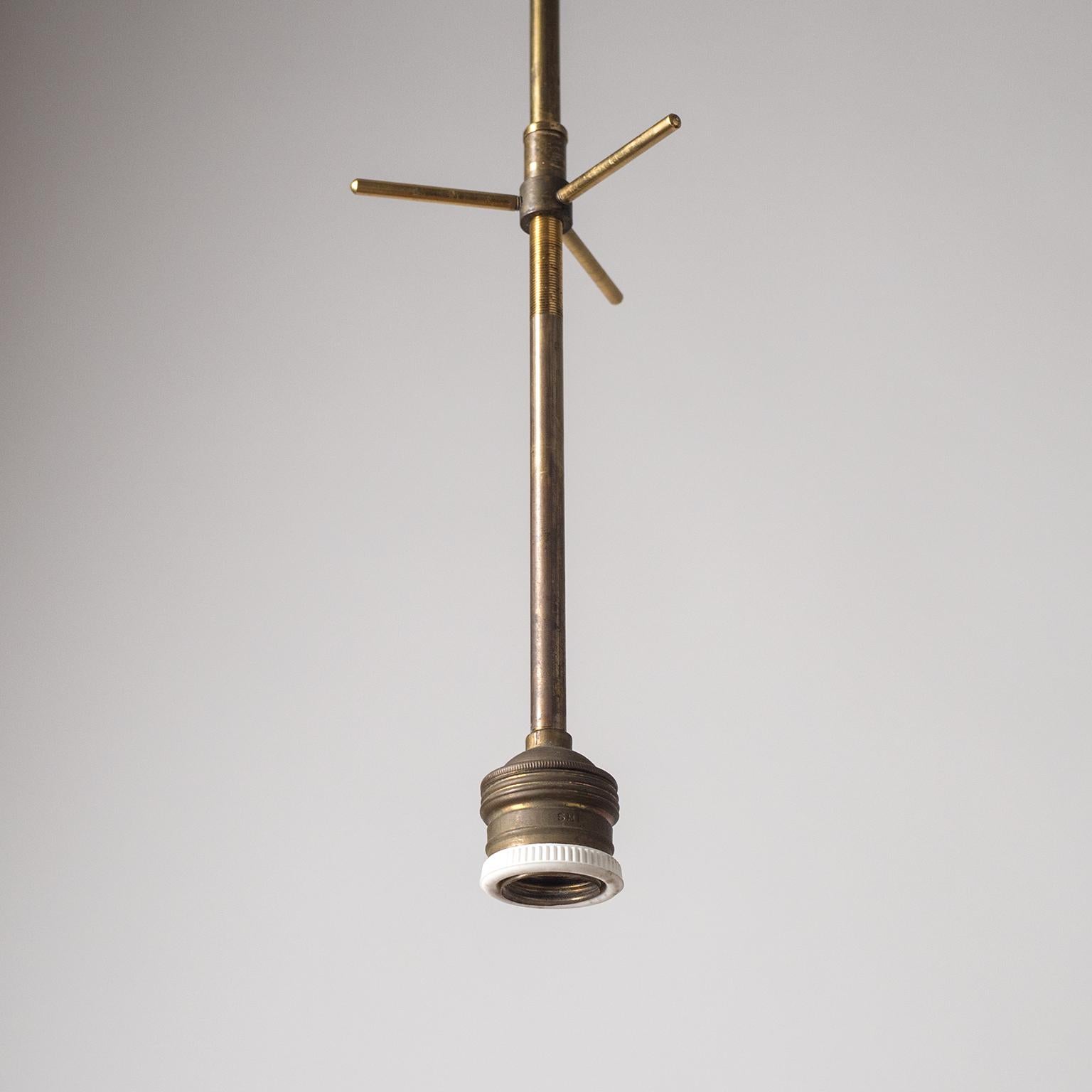 Lacquered Tall Vistosi Ceiling Light, 1960s For Sale