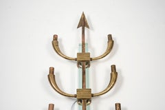 Tall Wall Light Attributed to Gio Ponti